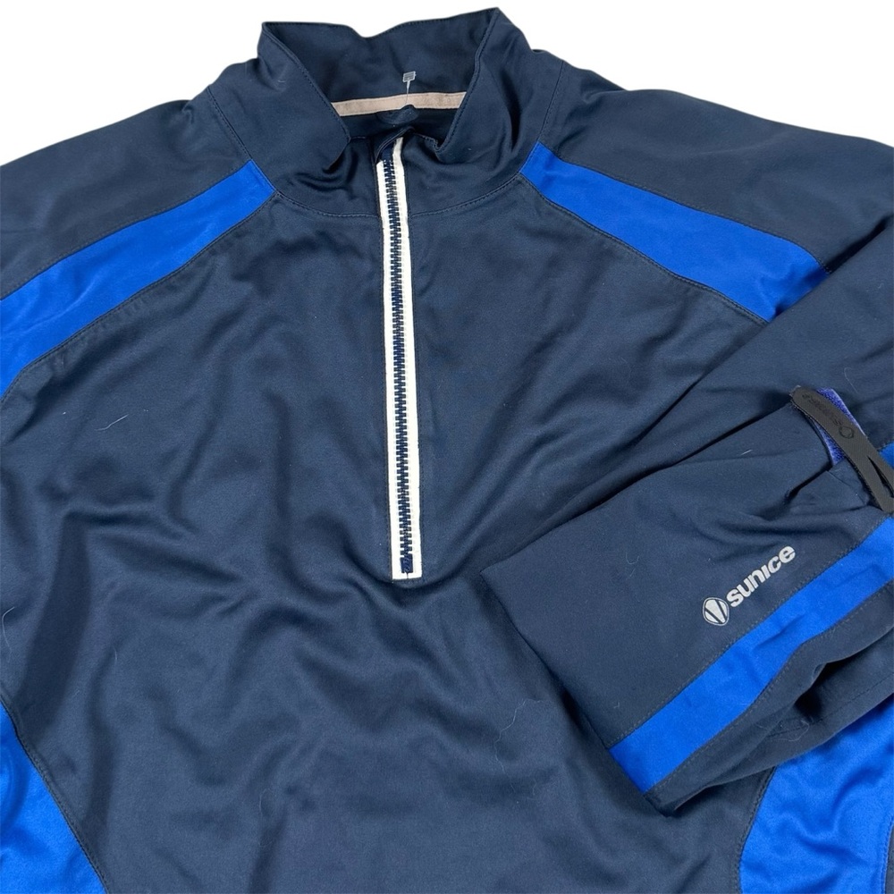 Sunice Golf Quarter Zip Pullover Performance Blue… - image 1